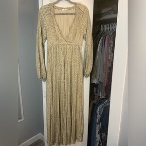 In Loom Floral Long Sleeve Maxi Dress